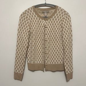Women’s Banana Republic Cardigan Size Petite Medium Beige & Cream